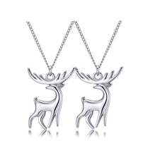 Load image into Gallery viewer, Elk clavicle chain pendant Couple Gold pendant necklace
