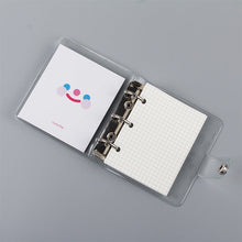 Laden Sie das Bild in den Galerie-Viewer, Mini-Loseblatt-Handbuchkalender aus PVC mit drei Löchern
