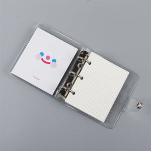 Mini-Loseblatt-Handbuchkalender aus PVC mit drei Löchern