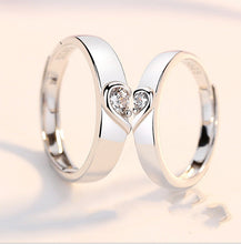 Load image into Gallery viewer, Personality Lovers LOVE Rings BFF Heart Matching Rings
