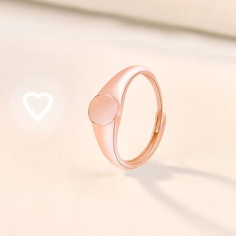 Neuer „Herz“-förmiger Ring aus Sterlingsilber mit Lichtprojektion von Techonolog