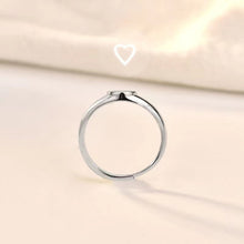 Laden Sie das Bild in den Galerie-Viewer, Neuer „Herz“-förmiger Ring aus Sterlingsilber mit Lichtprojektion von Techonolog
