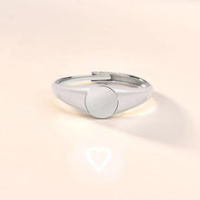 Laden Sie das Bild in den Galerie-Viewer, Neuer „Herz“-förmiger Ring aus Sterlingsilber mit Lichtprojektion von Techonolog
