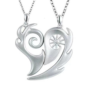 Collar con colgante magnético de corazón para mujer, regalo de joyería para el Día de San Valentín