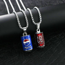 Load image into Gallery viewer, Cola Pepsi Necklace chain
