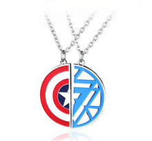 Load image into Gallery viewer, 2pcs/set The Avenger Captain Necklaces
