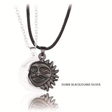 Load image into Gallery viewer, Sun Moon Couple Necklace Pair of Magnet Men and Women Simple Personality Gift
