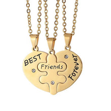 Load image into Gallery viewer, 3pcs Best Friends Forever Matching Necklaces
