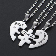 Load image into Gallery viewer, 3pcs Best Friends Forever Matching Necklaces
