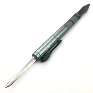 Bolígrafo de autodefensa, bolígrafo de regalo con cuchillo OTF oculto grabable