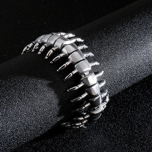 Scolopendra Centipede Steel Bracelet
