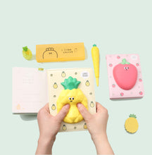Load image into Gallery viewer, Cute Fruit Animal Decompression Notebook Stationery
