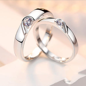 Personality Lovers LOVE Rings BFF Heart Matching Rings