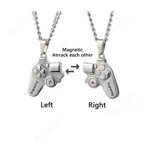 Game Controller Magnetische Halsketten BFF Paare