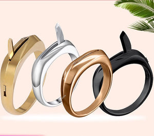 Self-defense Ring Invisible Multifunctional Knife For Women Girls