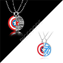 Load image into Gallery viewer, 2pcs/set The Avenger Captain Necklaces
