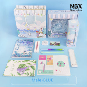 Paquete de caja de regalo de papelería NBX