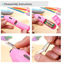 Load image into Gallery viewer, Electric Eraser Pencil Mechanic Refill Stationery for kids
