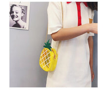 Load image into Gallery viewer, Pineapple Shoulder Bag Jelly Bag

