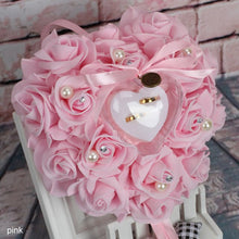 Laden Sie das Bild in den Galerie-Viewer, Party DIY Dekore Herzform Simulation Rose Blumen Schmucketui
