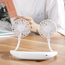Load image into Gallery viewer, Neck Handing USB Rechargeable Dual-use Fan
