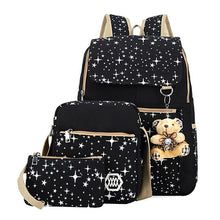 Load image into Gallery viewer, 3pcs Children School Bags Backpacks With Bear
