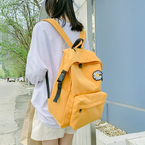 Schultaschen für junge Mädchen mit Chrysanthemendekoration