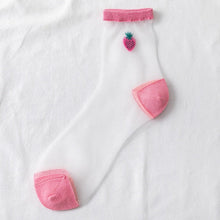 Load image into Gallery viewer, Creative Harajuku New Product Crystal Silk Tide Socks
