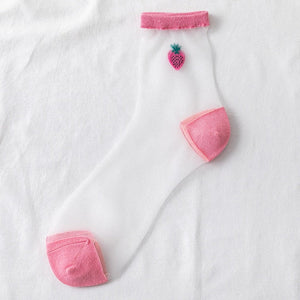 Kreative Harajuku Neues Produkt Crystal Silk Tide Socken