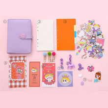 Load image into Gallery viewer, Kawaii Note Book Loose-leaf Girl Kids Stickers
