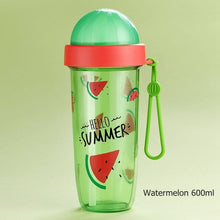 Load image into Gallery viewer, Fruit pattern Dual-use Two Side Separate Water Bottle

