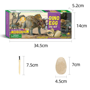 Kit de excavación, arqueología, ciencia, tallo, regalo, modelo de 12 Uds., juguete para regalo educativo para niños