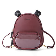 Load image into Gallery viewer, Mini Backpack Women Casual PU Leather Shoulder Bag
