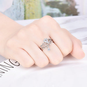Two-in-one Personality Crown Ring BFF Ring