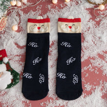 Load image into Gallery viewer, Christmas woman socks funny cartoon Santa Claus Christmas tree socks
