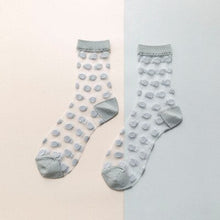 Load image into Gallery viewer, Short Female Thin Crystal Silk Cotton Lace Mesh Boat Socks
