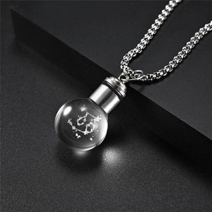 Glowing Luminous Constellations Bulb Pendant Necklaces