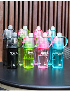 Tragbare Wasserflasche zum Trinken und Beschlagen für die Abkühlung beim Outdoor-Sport