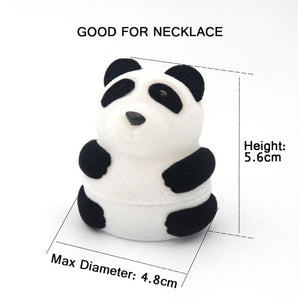 Niedliche Panda-Bär-Schmuck-Geschenkbox
