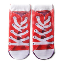 Load image into Gallery viewer, 3D Pattern Manicure Print Socks Flip Flop Funny Hidden Running Socks Women Personalized Low Cut Ankle
