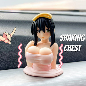 Sexy Mädchen Brust schütteln schöne Mädchen Puppe Auto Ornament Anime Modell